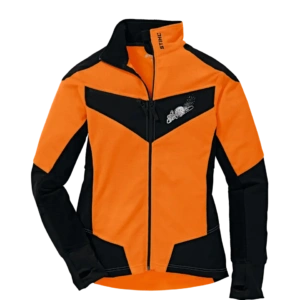 Fleecejack, DYNAMIC, maat L, fluo-oranje